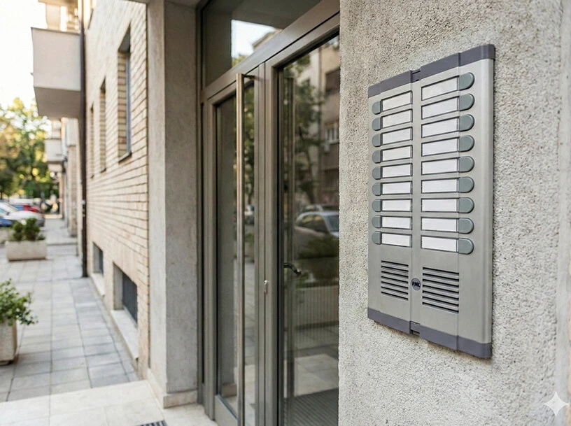 Interfonski sistemi Interfoni za zgrade Video i audio interfoni Sigurnosni sistemi