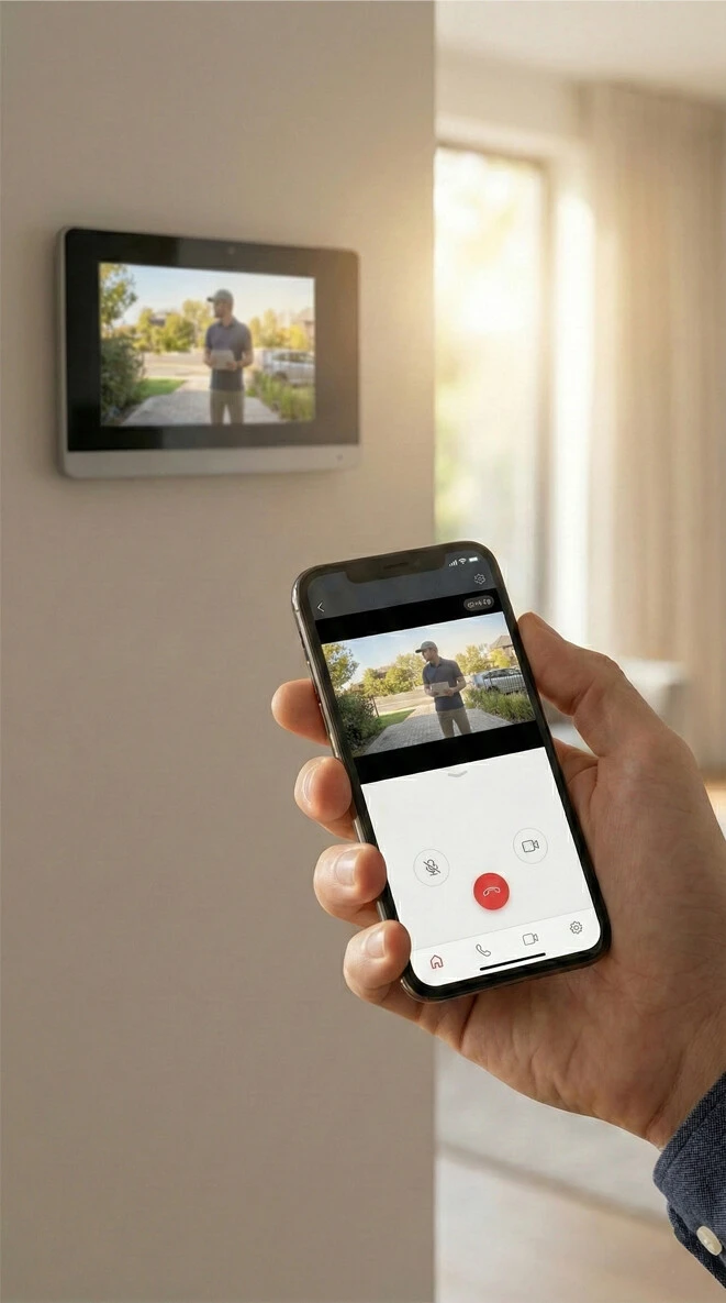 Video interfoni za kuću Interfon na telefonu Interfonski sistemi Kontrola pristupa Sigurnosni sistemi